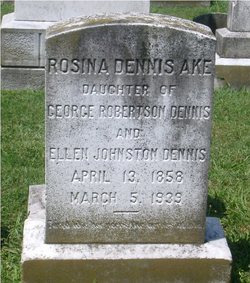 Rosina Upshur <I>Dennis</I> Ake 