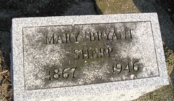 Mary <I>Bryant</I> Sharp 