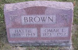 Harriet May “Hattie” <I>Freeman</I> Brown 