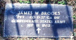 Pvt James W. Brooks 