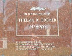 Thelma R. <I>LaVanway</I> Bremer 
