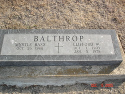 Clifford Wylie Balthrop 