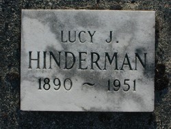 Lucy Jey <I>Claunch</I> Hinderman 