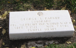 PFC George Leland Parker 
