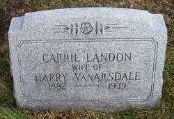 Carrie <I>Landon</I> Van Arsdale 
