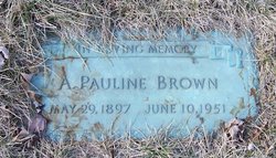 A. Pauline <I>Knox</I> Brown 