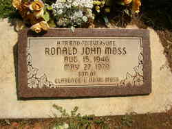 Ronald John “Ronnie” Moss 