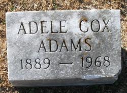 Adele <I>Cox</I> Adams 
