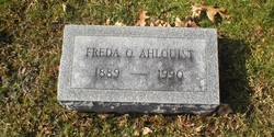 Freda J. <I>Olsen</I> Ahlquist 