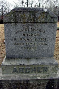 Capt James Monroe Archer 