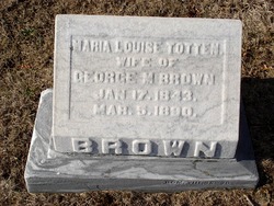 Maria Louise <I>Totten</I> Brown 