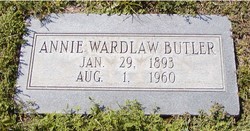 Annie <I>Wardlaw</I> Butler 