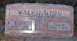 Roy E Walkington 