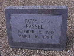 Patsy Ruth <I>Dabney</I> Bassel 