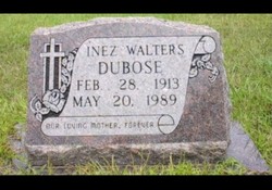 Inez <I>Walters</I> Dubose 