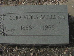 Dr Cora Viola Wells 
