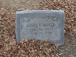 Agnes Eula <I>Mullens</I> Barker 