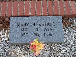 Mary Emma <I>Hanners</I> Walker 