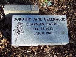 Dorothy Jane <I>Greenwood</I> Harris 