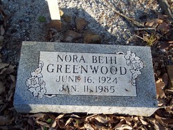 Nora Beth <I>Lewis</I> Greenwood 