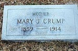Mary <I>Johnson</I> Crump 