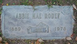 Abbie Mae <I>Hartley</I> Roden 