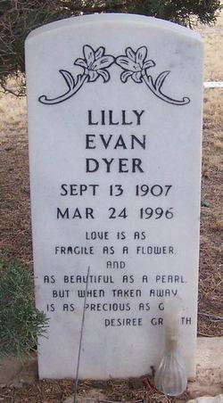Mary Lilly Evan <I>Chaves</I> Dyer 