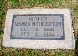Martha Maniza <I>Nelson</I> Witherspoon 
