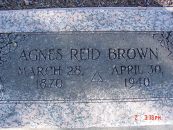 Agnes <I>Reid</I> Brown 