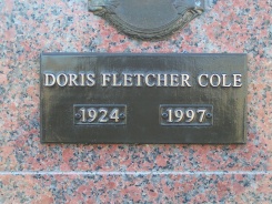 Doris <I>Fletcher</I> Cole 