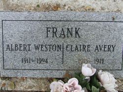 Claire Irene <I>Avery</I> Frank 