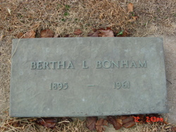 Bertha L. Bonham 