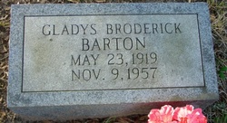 Gladys <I>Broderick</I> Barton 