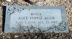 Alice Verbia <I>Smith</I> Allen 