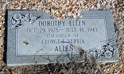 Dorothy Ellen Allen 