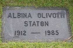 Albina <I>Olivotti</I> Staton 