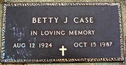 Betty Jean <I>Williams</I> Case 