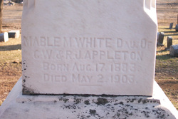 Mable M <I>Appleton</I> White 