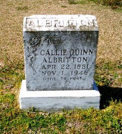 Callie E. <I>Guinn</I> Albritton 