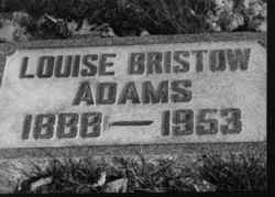 Mary Louise <I>Bristow</I> Adams 