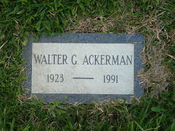 Walter G. Ackerman 