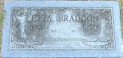 Zetta “Zettie” <I>Applegate</I> Braddon 