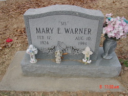 Mary Elizabeth <I>Fisher</I> Warner 