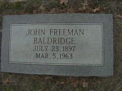 John Freeman Baldridge 