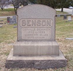Harriette Cassard <I>Miller</I> Benson 