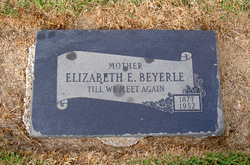 Elizabeth Ellen <I>Eckman</I> Beyerle 