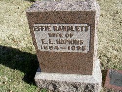 Effie <I>Randlett</I> Hopkins 