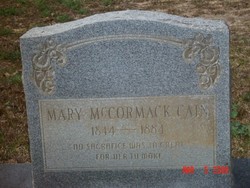 Mary <I>McCormack</I> Cain 