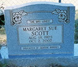 Margaret Sue <I>Wilson</I> Scott 