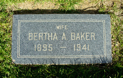Bertha A <I>Marksworth</I> Baker 